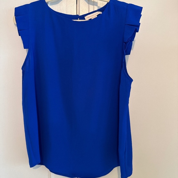 Monteau Los Angeles Tops - Monteau colbalt blue top